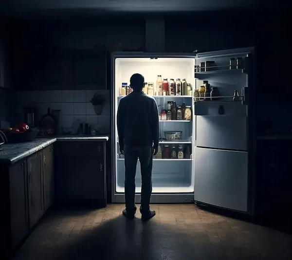 چراغ یخچال روشن است ولی کار نمیکند